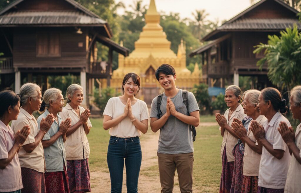 ラオス語でのあいさつはタイ語と似 てる？